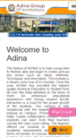 Mobile Screenshot of adina.edu.in