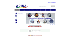 Desktop Screenshot of adina.com