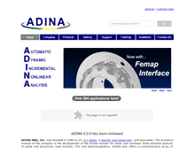 Tablet Screenshot of adina.com